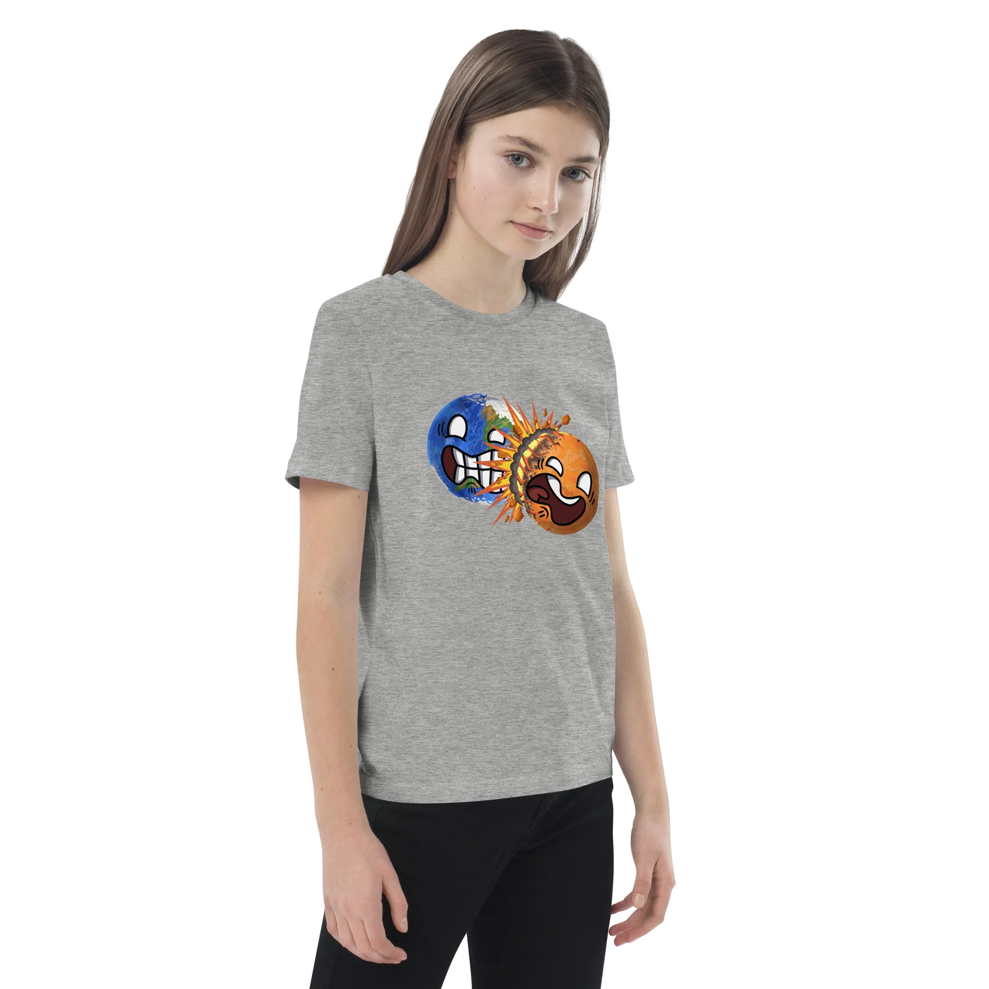 Colliding Planets Eco Kids Tee - Image 10