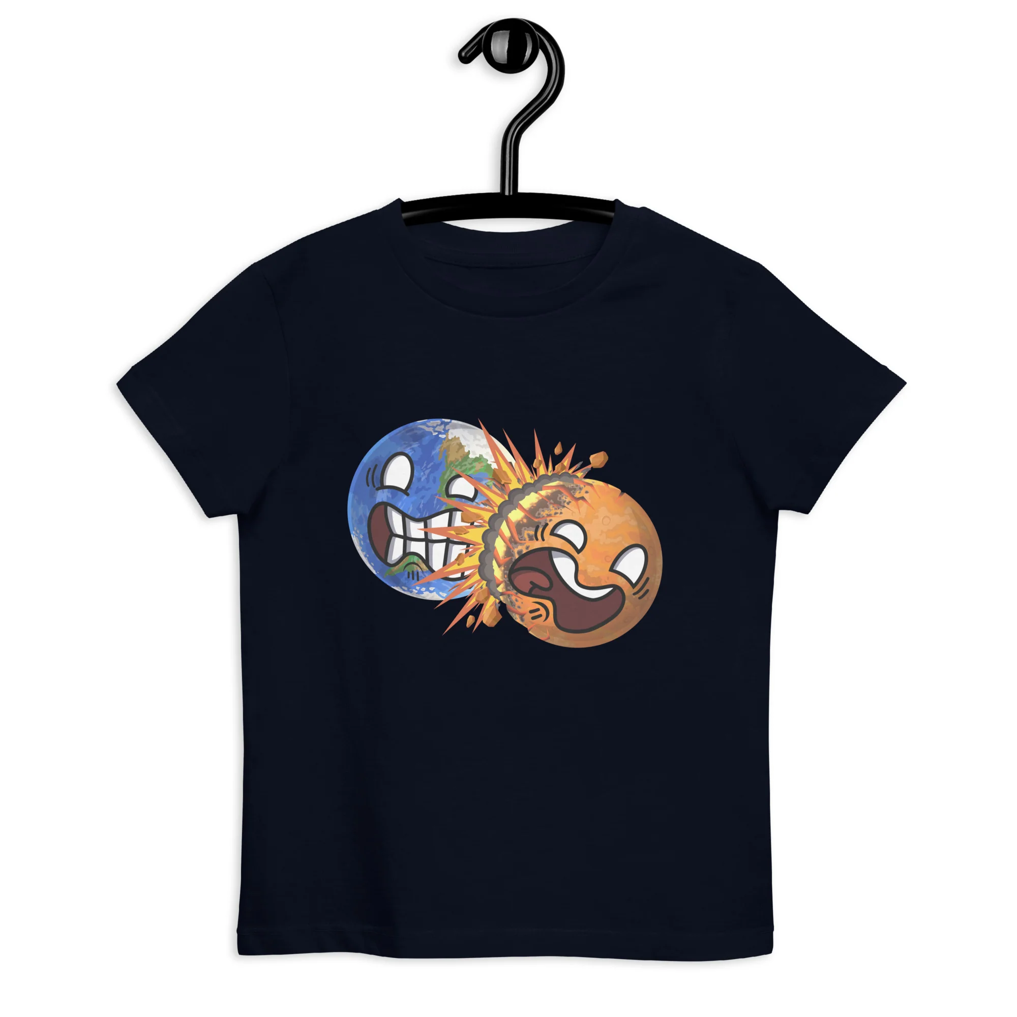 Colliding Planets Eco Kids Tee - Image 11