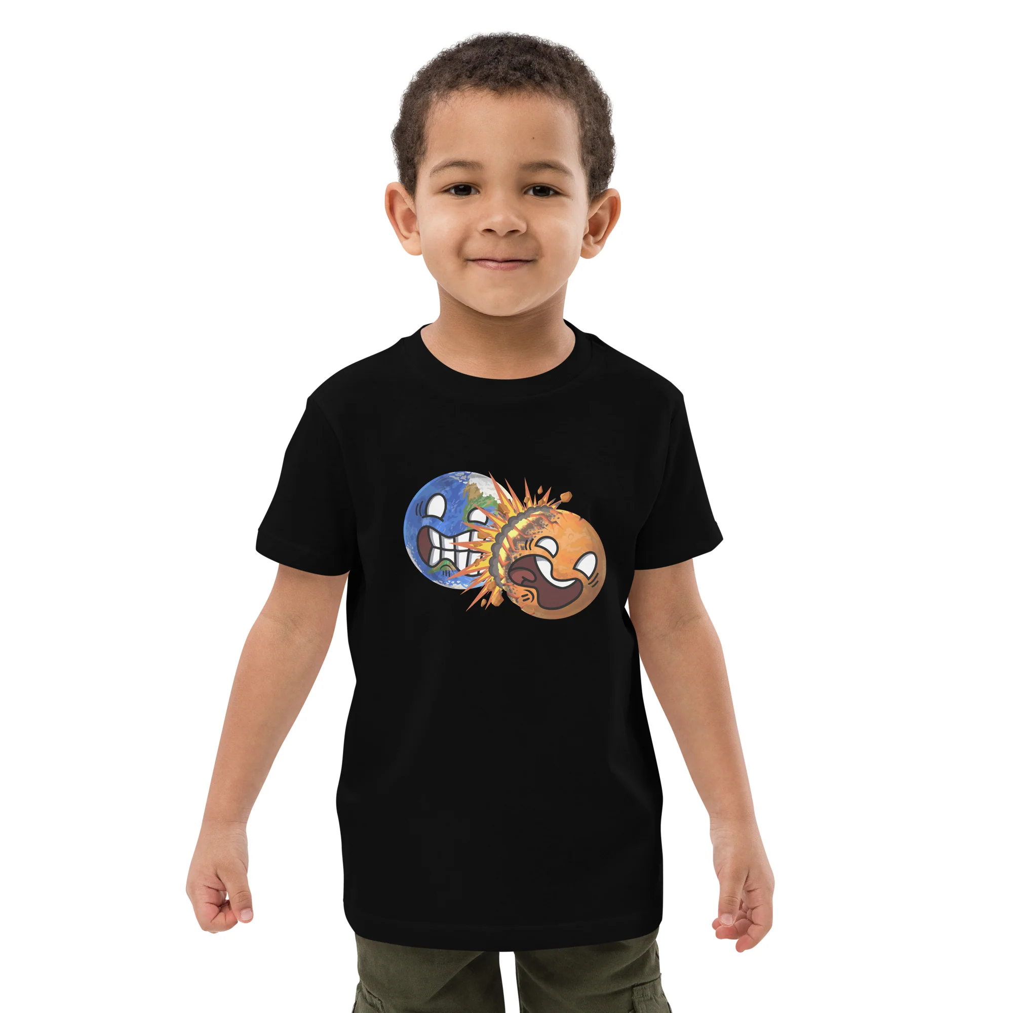 Colliding Planets Eco Kids Tee - Image 16