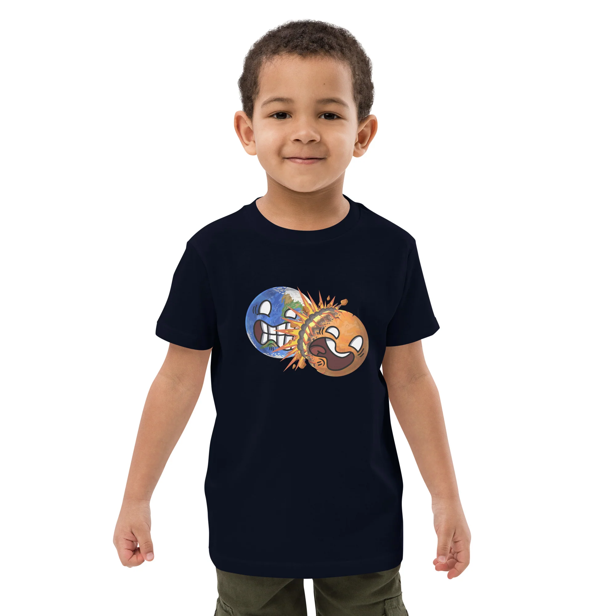 Colliding Planets Eco Kids Tee - Image 19