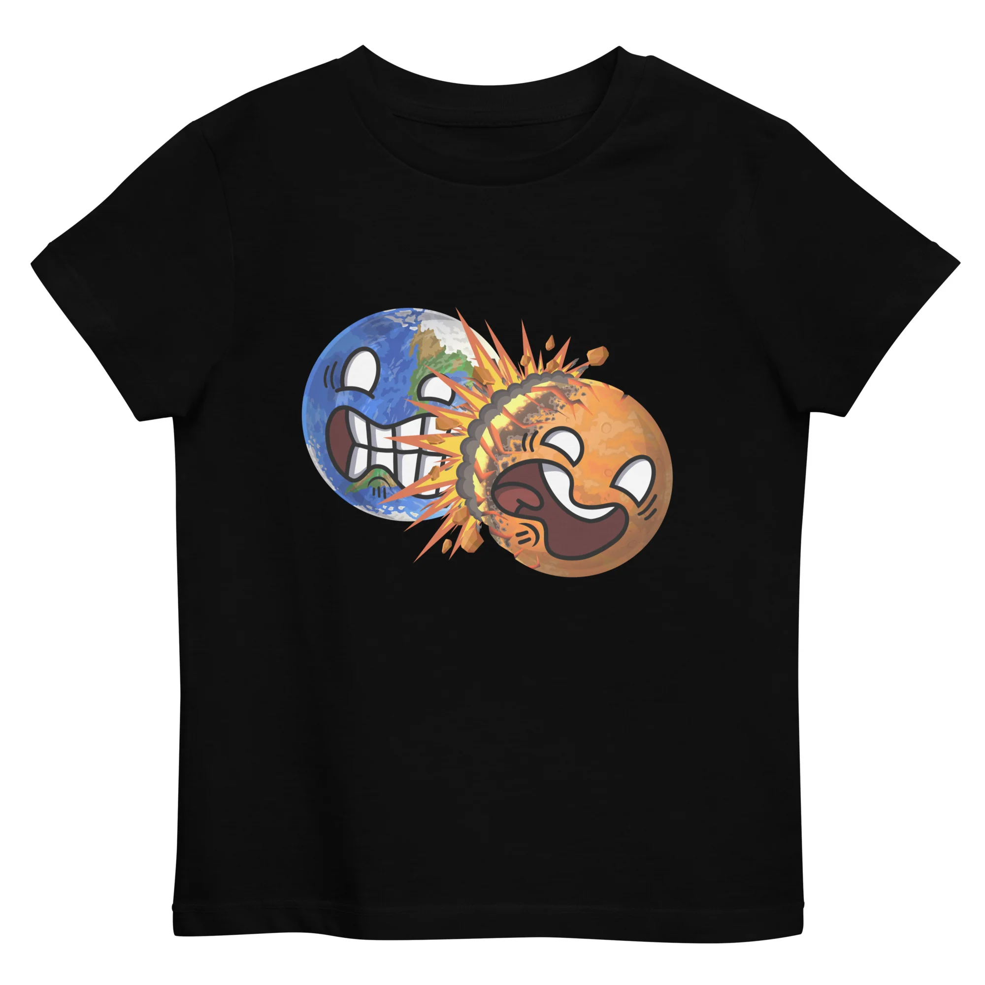 Colliding Planets Eco Kids Tee - Image 3