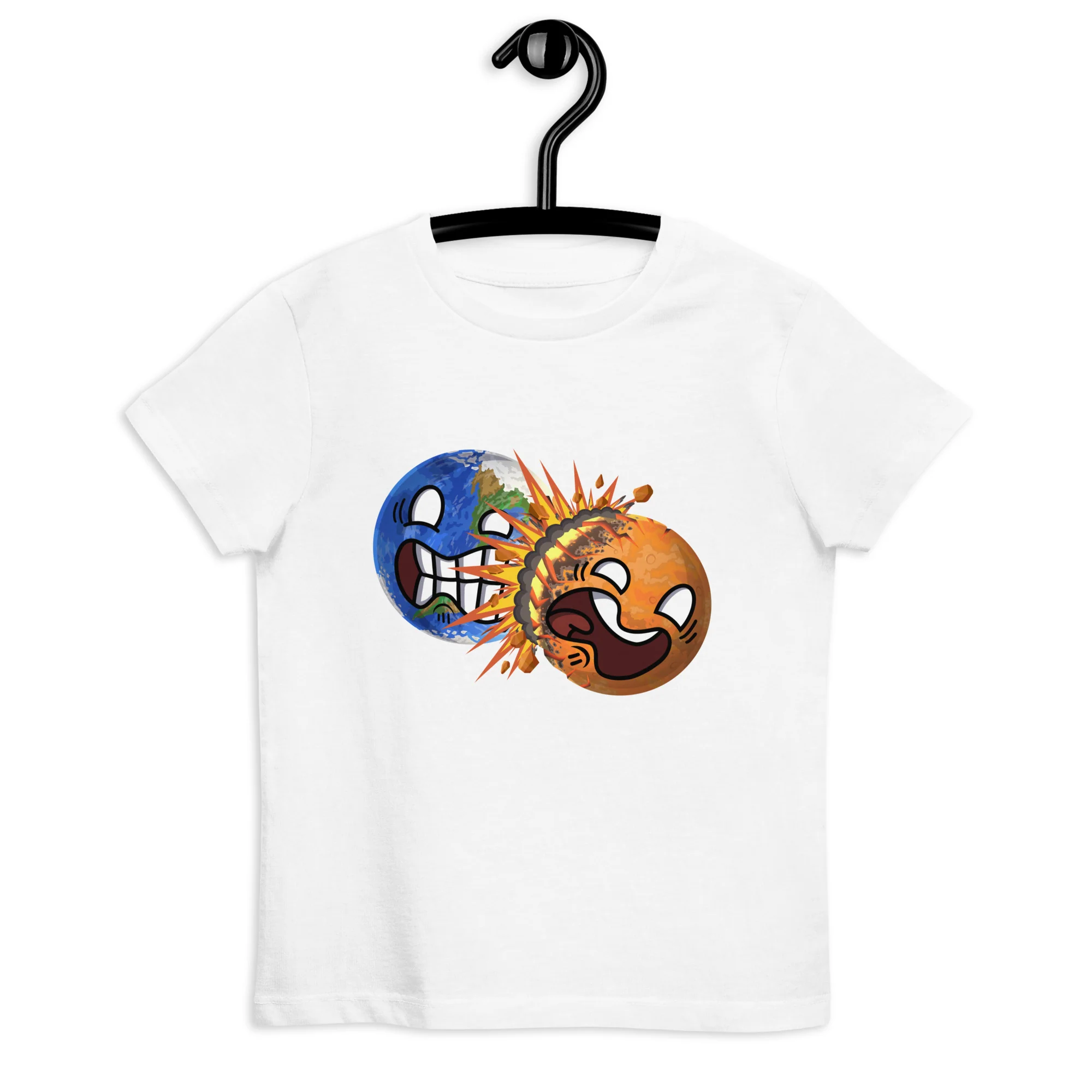Colliding Planets Eco Kids Tee - Image 5