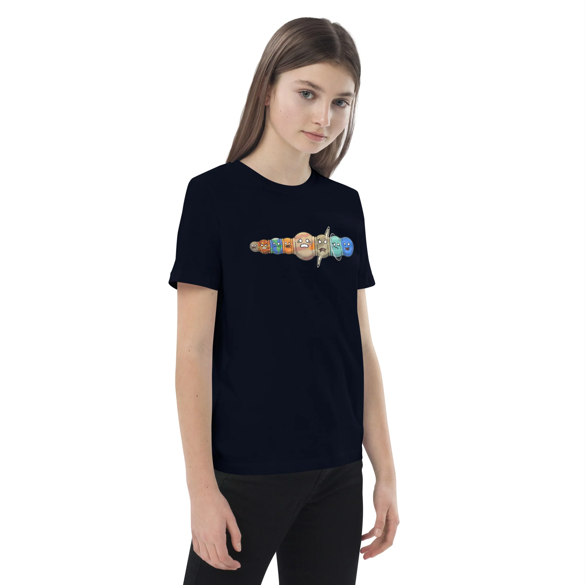 Squishy Planets Eco Kids Tee - Image 13