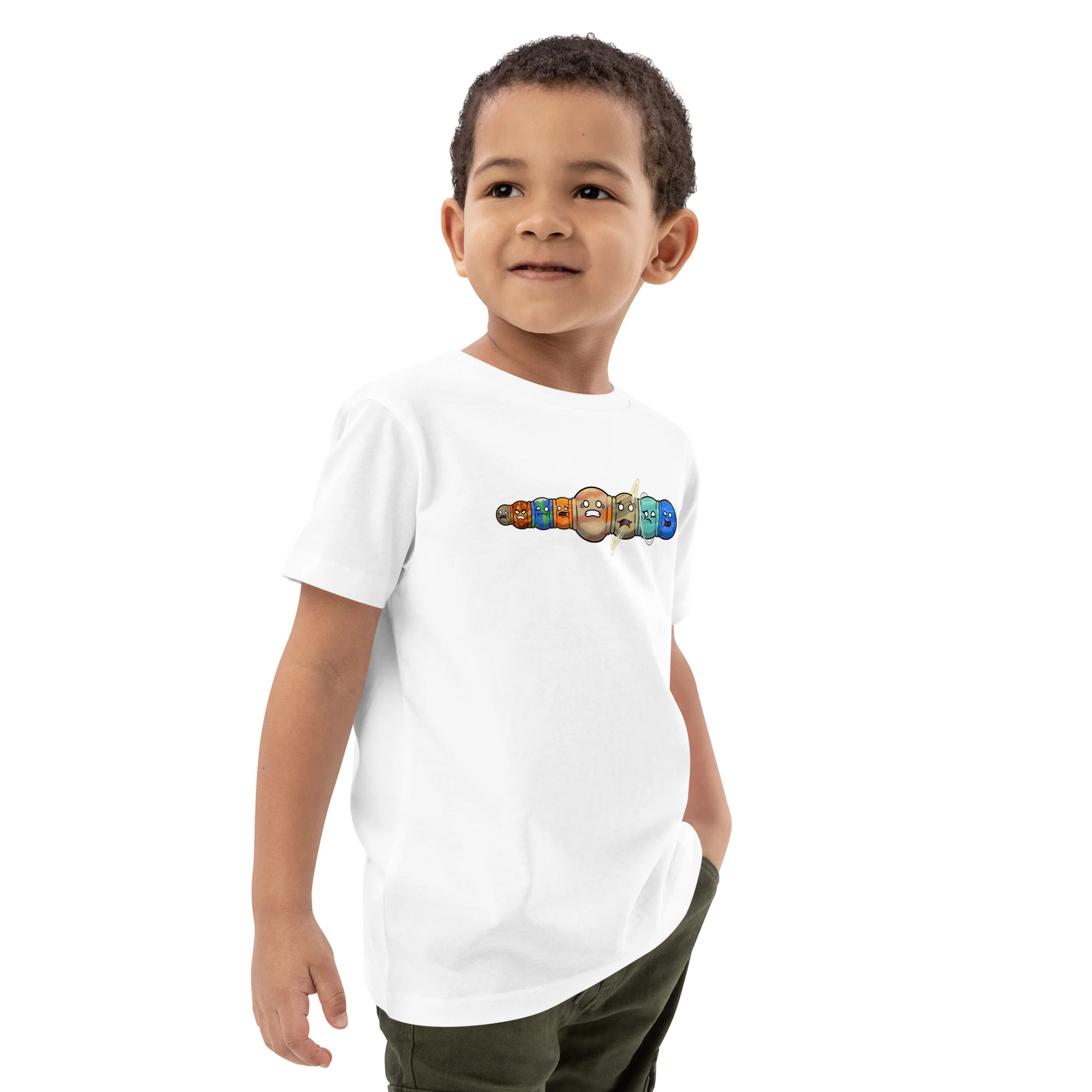 Squishy Planets Eco Kids Tee - Image 28