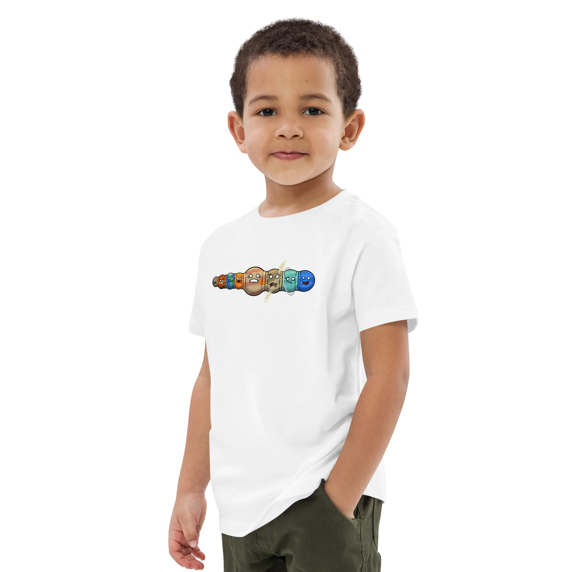 Squishy Planets Eco Kids Tee - Image 29