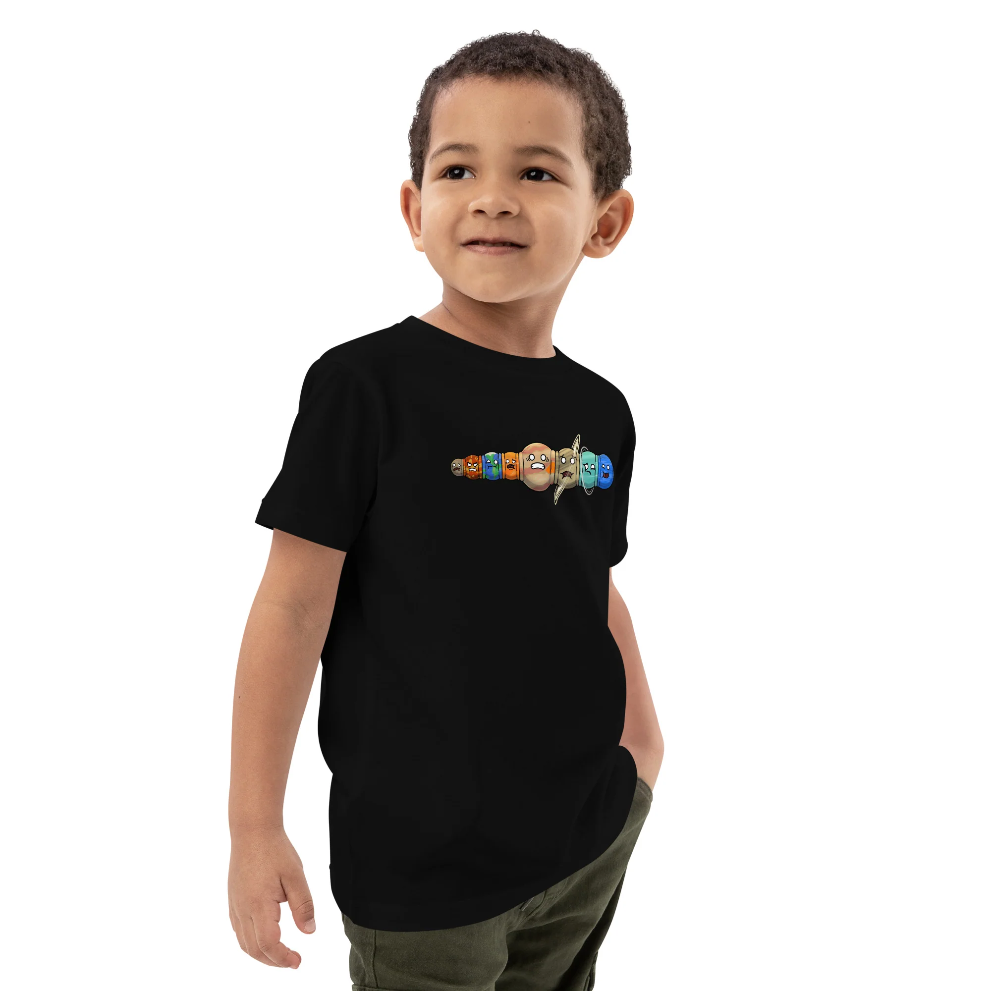 Squishy Planets Eco Kids Tee - Image 32