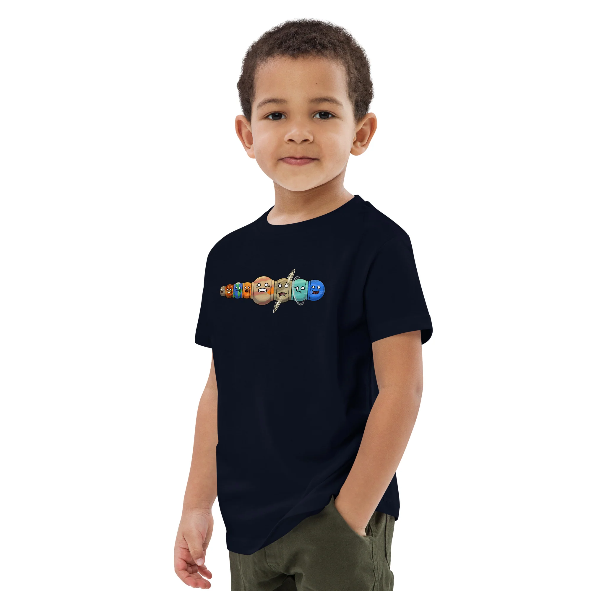 Squishy Planets Eco Kids Tee - Image 35