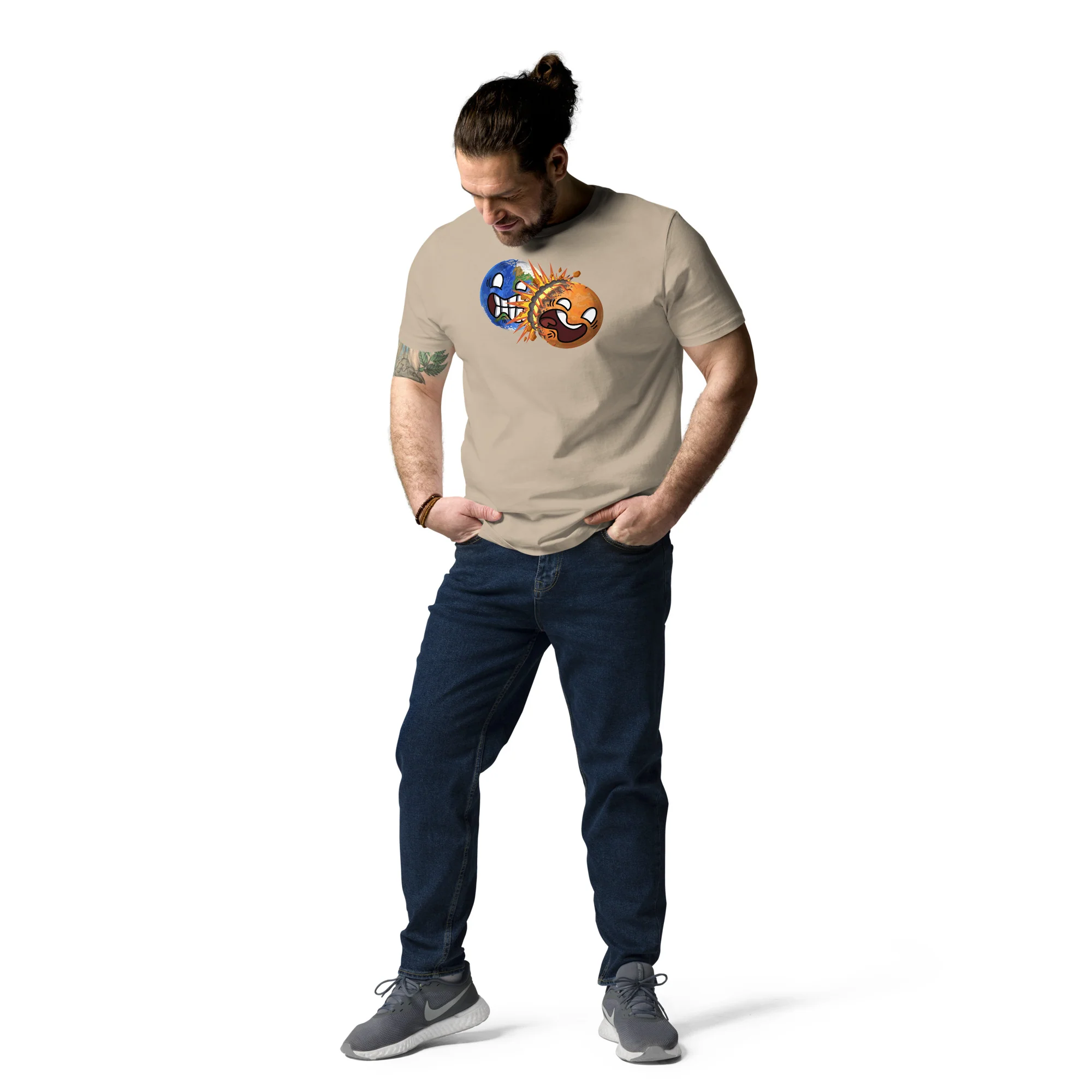 Colliding PlanetBalls Eco Tee - Image 29