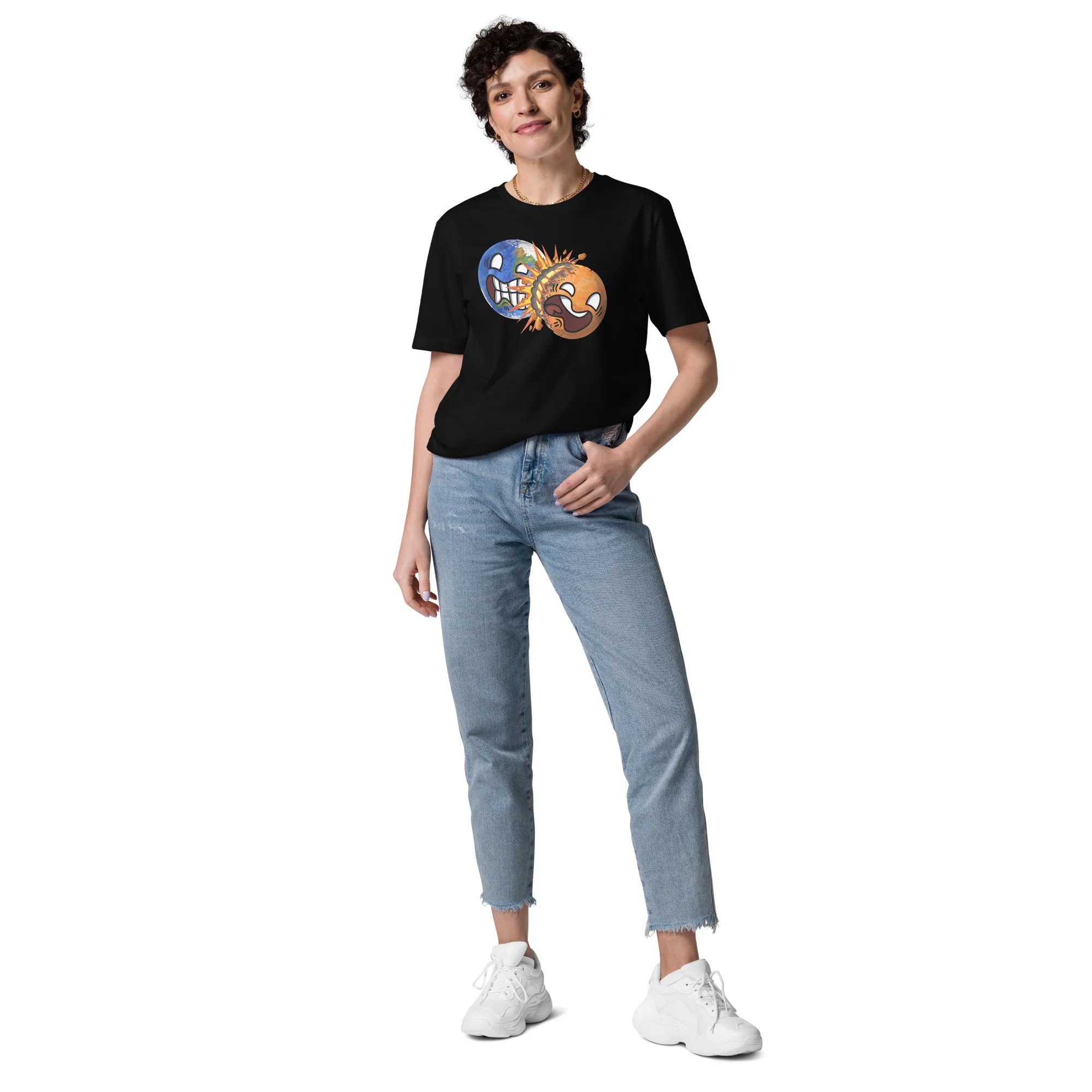 Colliding PlanetBalls Eco Tee - Image 3