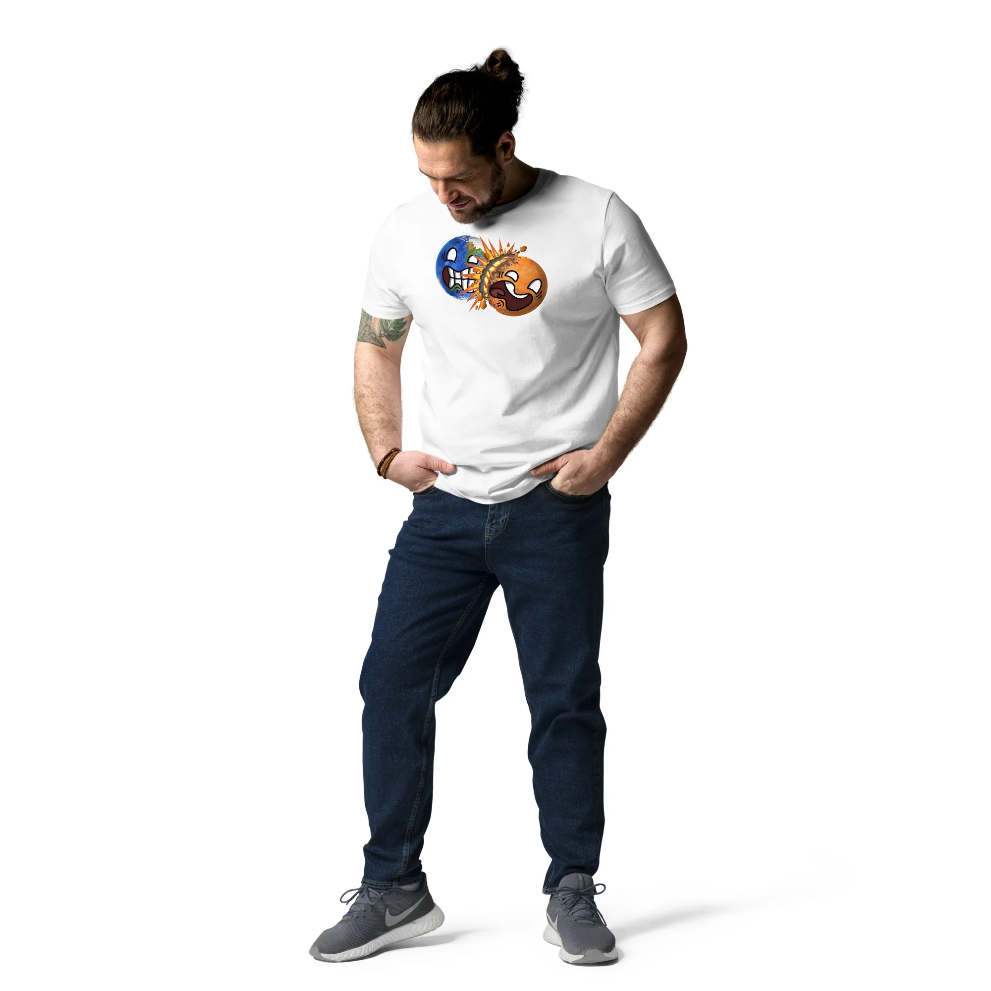 Colliding PlanetBalls Eco Tee - Image 35